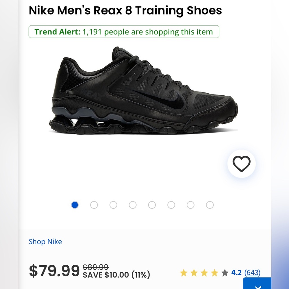 🔥NWB NIKE REAX 8 TRAINERS / NEVER WORN/ 10.5